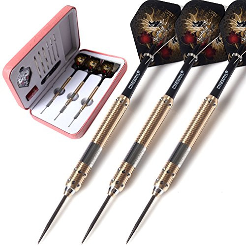 CUESOUL Dragon Deluxe Messing Steel Dartpfeile, 21 Gramm
