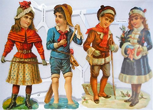Glanzbilder Kinder Mädchen Junge Jugendtraum EF 7137 Oblate Posiebilder Scrapbook Deko GWI 397