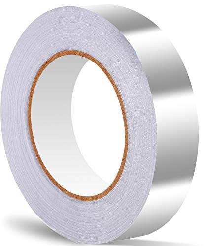 Nastro adesivo conduttivo in alluminio, 20m x 25mm, Colore Argento