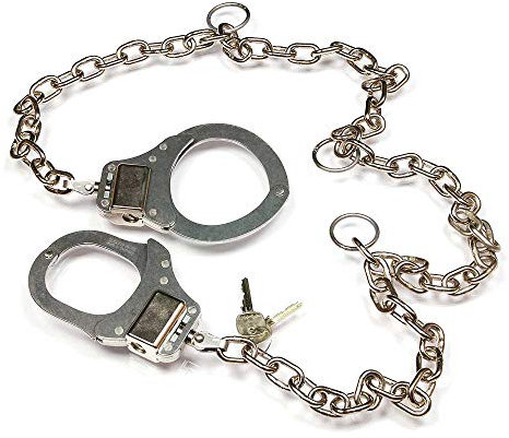 Clejuso Krankenhausfessel Handschellen mit Kette