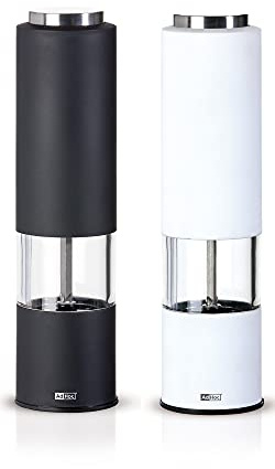 AdHoc EP22-EP23_SET Set elektrische Pfeffer- und Salzmühle TROPICA, LED-Licht, Keramik Mahlwerk