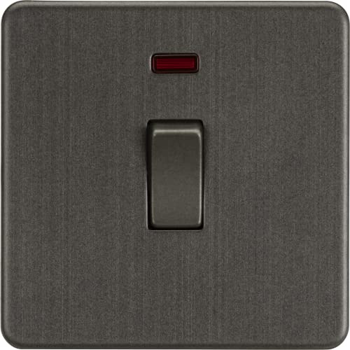 Interruttore senza viti 20A 1G DP con neon