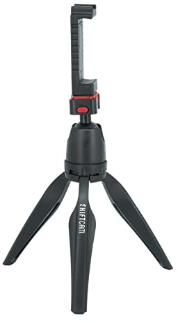 ShiftCam TravelPod Mini | Trépied léger et polyvalent et poignée | Ajoute de la stabilité à la création de contenu lors de vos déplacements | Paramètres de hauteur réglables | Accessoire ProGrip