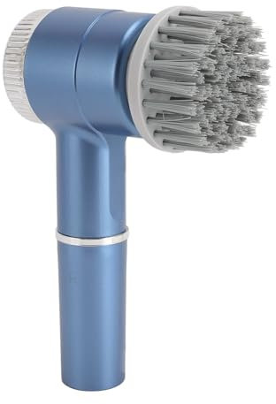 Brosse électrique étanche IPX7 avec écran LED pour cuisine, nettoyage rechargeable, sans fil, avec 5 têtes de mortier remplaçables