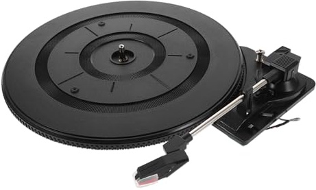 TOPBATHY Vintage Vinyl Record Player Retro Style Turntable with Low Noise Operation Construction Classic for Home Decor and Music Enthusiasts for Preserving Sound Quality