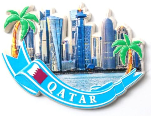 3D Resin Colourful Fridge Magnets Kitchen Decor (Qatar)