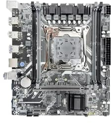 Placa Madre Placa Base for Juegos Fit For SOYO X99 con CPU Intel Xeon E5 2680 V4 y RAM DDR4 8Gx2 de 2133 MHz, ECC Doble Canal, M.2 NVME for PC Escritorio