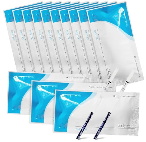 70PCS Test De Grossesse, Détection Rapide | Sensibilité 10 mIU/ml, Emballage Individuel Scellé, Résultats Clairs et Faciles à Lire