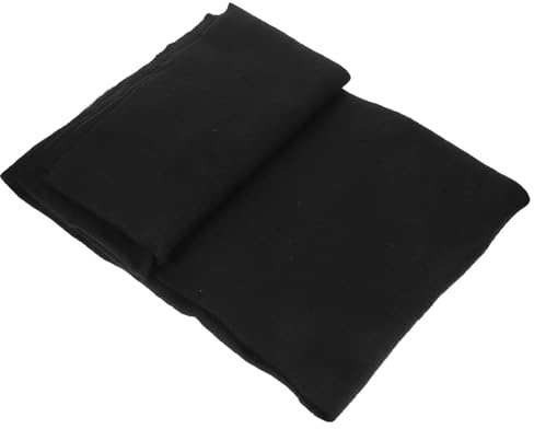 SHINEOFI -Couche Robuste pour Bassin de Jardin en Tissu Non Tissé Noir, Bâche Réutilisable Facile à Installer et Protège Les Rochers Tranchants