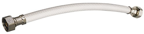 Plumb Pak PP23885 Ez Faucet Supply Tube, 1/2 in, Fip, 20 in L, Vinyl