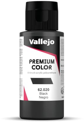 Vallejo - Premium Pintura Acrílica, Negro (62020)