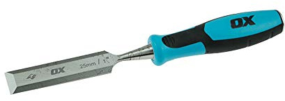 OX P370425 Pro Wood Chisel, Blue, 25 mm