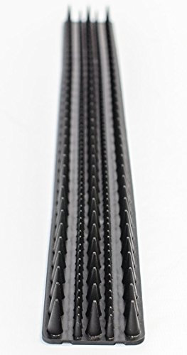 Primrose Fence Spikes - Cat Garden Wall Security Anti Climb Detterent Spike Strips - Black - Pack of 8