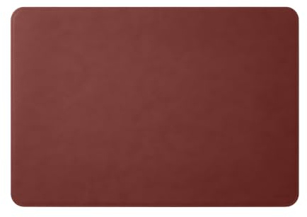Eglooh - Herms - Schreibtischunterlage Leder mit Abgerundetem Design - Desk Mat Rutschfest - Office Essentials & Home Office Zubehör Made in Italy