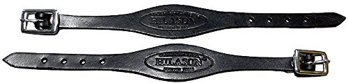 HILASON WESTERN LEATHER TACK HORSE SADDLE STIRRUP FENDER ADJUSTABLE HOBBLE STRAPS BLACK