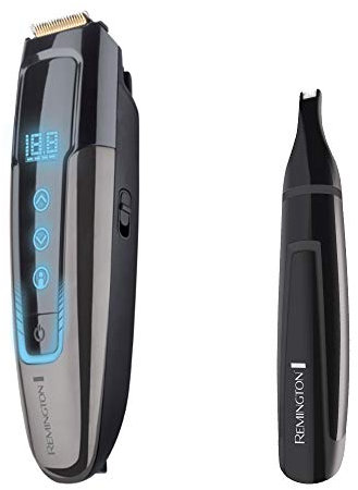 Remington Touch Tech Bartschneider mit Nasenhaarschneider für Herren