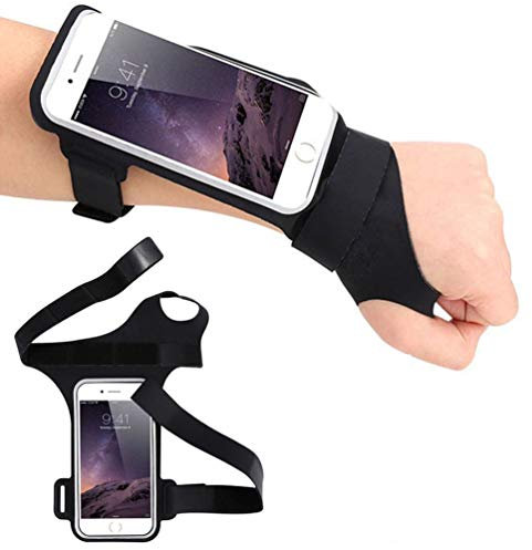 RONGJJ Portable Brassard de Sport Universel, Support De Téléphone Portable Avant-Bras pour La Course, Adapté Aux Téléphones Mobiles De Moins De 6 Pouces Détachable