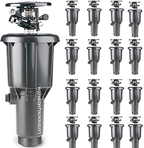 Suinga Pack 25 Aspersor Emergente para Riego Enterrado | Aspersor Agricola Impacto MaxiPou 6-13 m 1/2'' | Circular y Ajustable