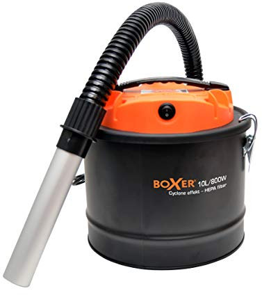 Boxer Aspirateur Cendre avec Filtre HEPA 10 litres - Aspirateur a Cendre avec Moteur 800 W