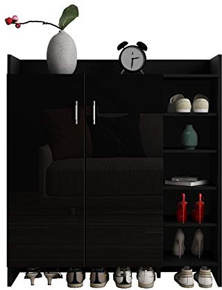 Schuhschrank Schuhkipper mit Hochglanz 2 Türen Schrank Schuhregal
