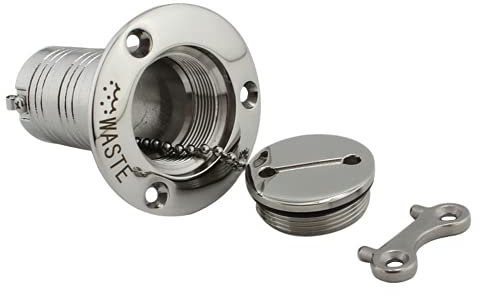 Tankdeckel aus 316 Edelstahl für Bootsdeck, Ersatzteil, für Yacht (5,1 cm, Abfluss)