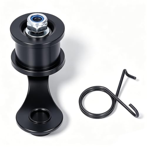 Rodillo de cadena de motocicleta, tensor de polea de guía de cadena de motocicleta con resorte para Street Dirt Pit Bike ATV Quad Scooter