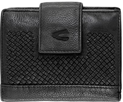camel active Wave Damen Geldbörse Portemonnaie RFID Leder Mittelgroß Schwarz