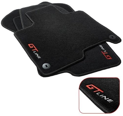 MATSMORE Velours fussmatten Auto Velours-Auto Fußmatten für Auto Velours fussmatten kompatibel mit Haft Nissan MICRA III K12 2003-2010