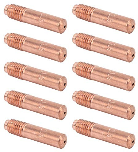 10 Stück MIG M6 Schweißdüsen, 0.9mm Rohrkontakt Schweissgerät Schweißzubehör-Zubehör