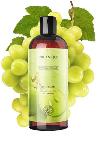 Organique Beauty Mild Natural Cleansing & Relaxing Bath Foam - 400 ml, Scented, Dry Skin Care (Sweet Grape)