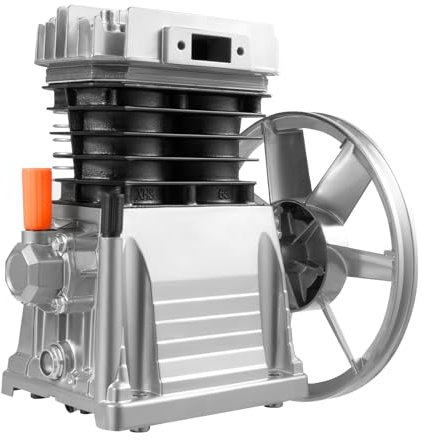 Druckluft Kompressor, 3HP Luftkompressor Pumpenkopf, 250L/min Zylinder Kolben Kompressor Werkzeug Luftkompressor Pumpe Silent Flüsterkompressor