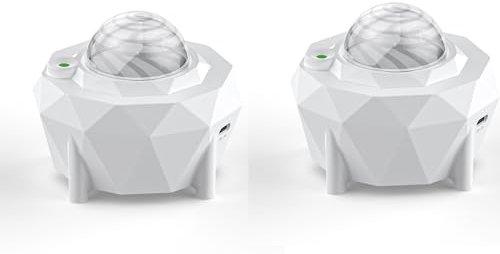 Discolicht Partylicht, Objektiven Disco Licht mit Fernbedienung, Discokugel mit Stroboskop, Sprachsteuerte Discolicht Partylicht mit 1.5M USB Kabel für Festival Halloween Weihnachten