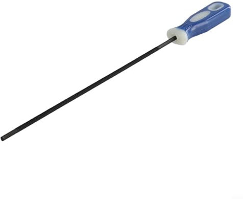 Sileduove Easy to use Chainsaw Round Files for Grinding Small 325 and Large 3/8 Fuel Saws (4.0mm)