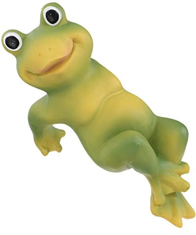 CIYODO Froschfigur Garten Statue Harz Dekofigur Gartenschmuck Froschform Ornament Gartendeko