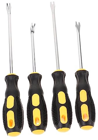 CANIGHT Arrache-Clou 4 Pouces Outil d'Extraction en Acier Inoxydable Pince à Clous Ergonomique pour Retrait Agrafes Tissus d'Ameublement pour Bricoleurs et Charpentiers