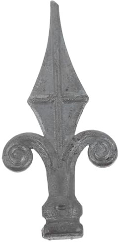 SEWOART 1pezzi Decorativo Finial Per Recinzione Ghisa Forgiata Toppers Per Flessibile e Resistente Facile Installazione Adatto Per e Recinzioni