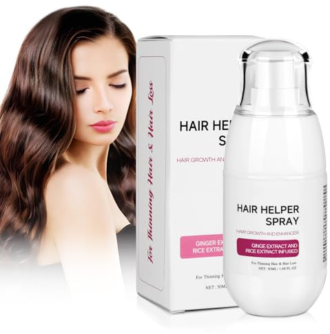 Hair Helper Spray épaississant pour cheveux 50 ml, sérum de croissance des cheveux, essence anti-chute de cheveux, repousse naturelle pour homme et femme