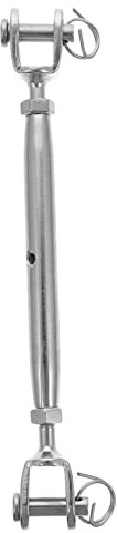 HAWILLOSCH Closed Body Turnbuckle Screw Stainless Steel Wire Tightener Screw for Outdoor Use
