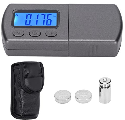 Turntable Stylus Force Scale Gauge - Accurate Tracking Force Measurement with Blue LCD Backlight for Record Player and Tonearm Cartridges