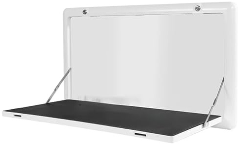 HOLGVE Wandklapptisch, Klappbarer Außentisch für Wohnmobile, Wandtisch Klappbar, Camping-Picknicktisch, Hängetische mit LED-Beleuchtung, 78 X 46 cm, für Wohnmobile