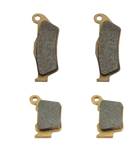 Frein à Disque Avant et Arrière Ensemble de disques de frein et d'embrayage pour moto KTM SX, SXC, SXF, EXC, EXCF, XC F, XCW, Supermoto 125, 250, 300, 350, 450, 500, 1998-2020(Pads set)