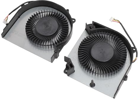 Spacnana Ventilador de Refrigeración para Portátil de Repuesto para Gaming G5 G7 MD GD KC FLHF DFS5K221153711 DFS5M325063B1N con Conector de 4 Pines, Disipación de Calor de Alto Rendimiento, (CPU y