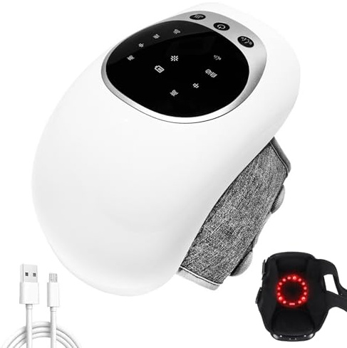 Masajeador De Rodillas 3 Niveles Inalambrico Pantalla LED Banda Ajustable