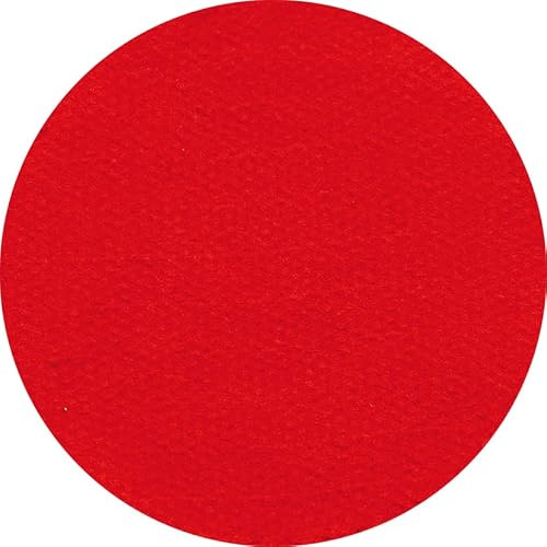 Eulenspiegel - Profi-Aqua Make-Up Perlglanz, Schminke 35 ml, Rot | Wasserbasierte Schminke für Facepainting & Bodypainting, für Karneval & Mottopartys
