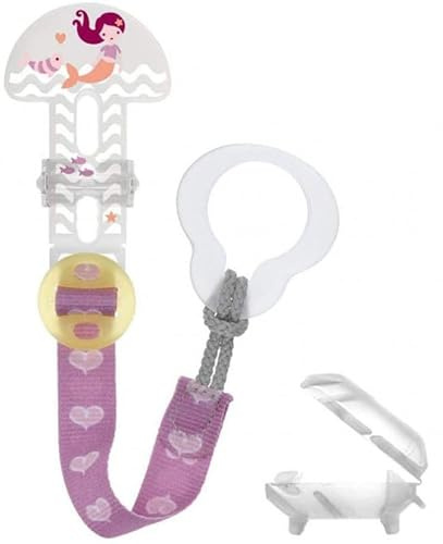 Instrucciones en lengua extranjera - Mam Clip & Cover Fb1B9Bo001.Fib Cadena con portachupete, rosa
