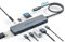 USB C Hub Docking Station: 9-in-1 Multiport Adapter mit 4K HDMI USB3.0 Type-C PD 3.5mm AUX and TF/SD Card Reader, USB C Dock Kompatibel für MacBook Pro/Air iPad Surface Book usw Geräte