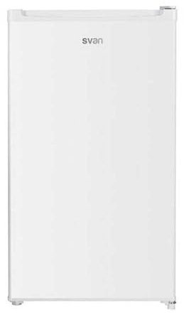 SVAN Frigorífico Refrigerador Blanco SR84501E. Capacidad 88 Litros, Puerta Reversible, Bajo Nivel Sonoro, Eficiencia Energética Clase E