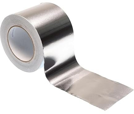 KSP Aluminium Foil Tape, 72 mm x 45 m, Adhesive Insulation Tape, 1 Roll