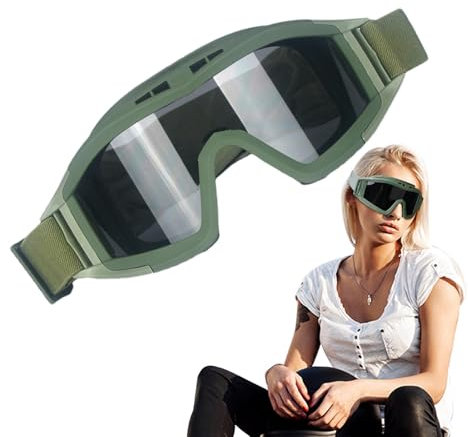 Kixolazr Lunettes de VTT, lunettes de protection des yeux anti-rayures | Lunettes de course anti-poussière pour moto, lunettes de protection des yeux anti-rayures pour motocross