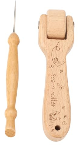 Rouleau de Couture, Rouleau de Couture et Outil de Pressage pour Coudre Le Matelassage, Rouleau de Couture en Bois de Hêtre pour Le Repassage, L'aplatissement Des Plis Du Tissu